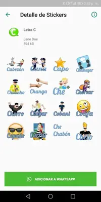 Stickers Argentinos para WhatsApp - WAStickerApps android App screenshot 2